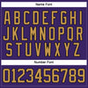 Custom Purple Old Gold-Black Hockey Lace Neck Jersey