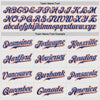 Custom White Orange Pinstripe Royal-Orange Authentic Raglan Sleeves Baseball Jersey