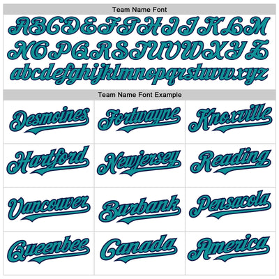 Custom White Teal-Navy Authentic Raglan Sleeves Baseball Jersey