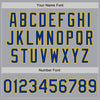 Custom Gray Royal-Yellow Authentic Raglan Sleeves Baseball Jersey