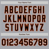 Custom Gray Black-Orange Authentic Raglan Sleeves Baseball Jersey