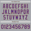 Custom Gray Purple-Old Gold Authentic Raglan Sleeves Baseball Jersey