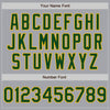 Custom Gray Green-Gold Authentic Raglan Sleeves Baseball Jersey