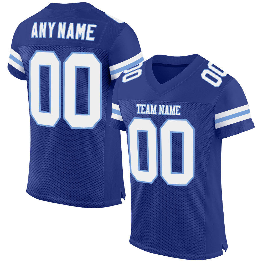  Custom Royal Blue Red and White Fan Jersey Choice of Economical  1 Color Print Adult Small : Clothing, Shoes & Jewelry