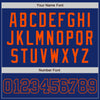 Custom Royal Royal-Orange Authentic Baseball Jersey