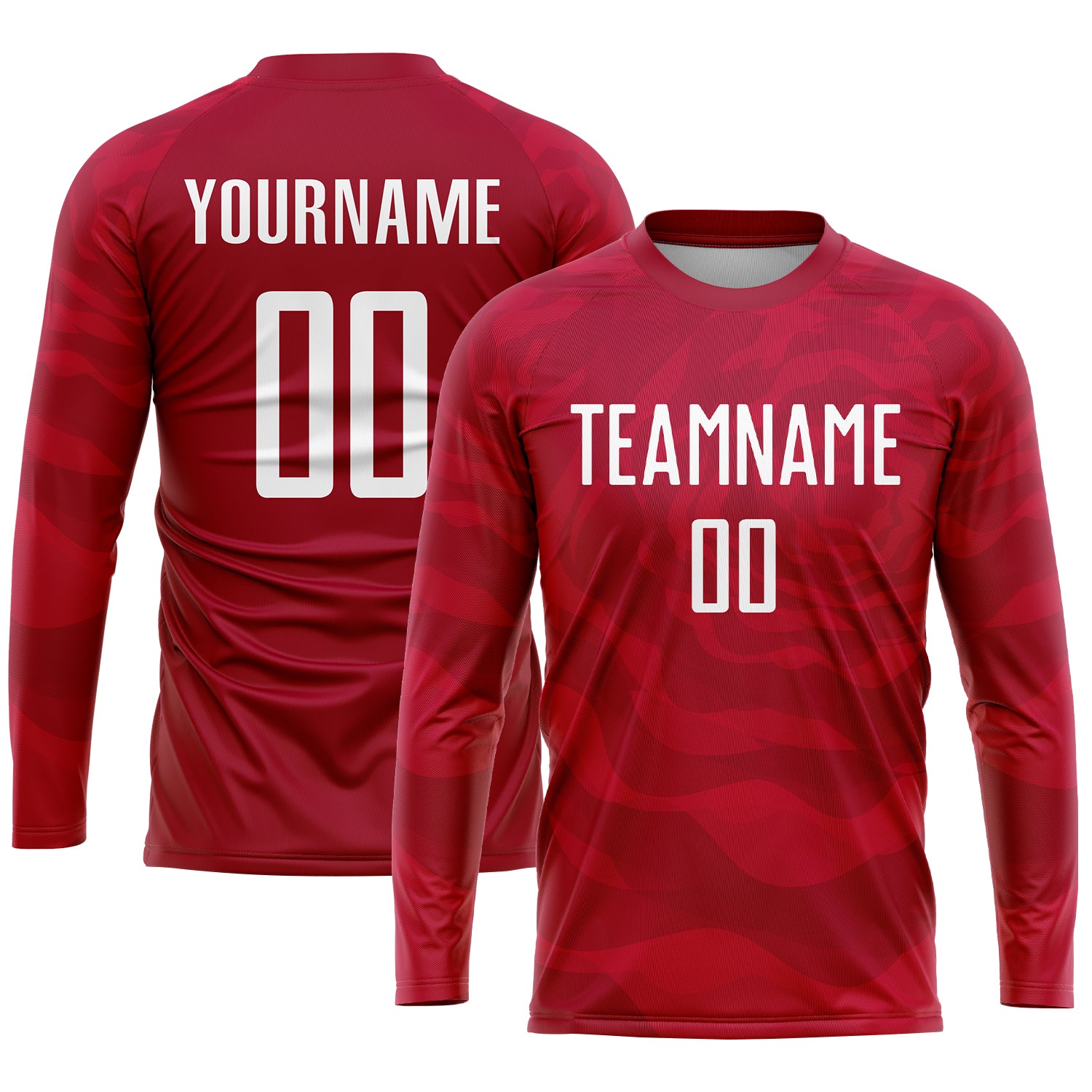 Custom Red White Sublimation Soccer Uniform Jersey