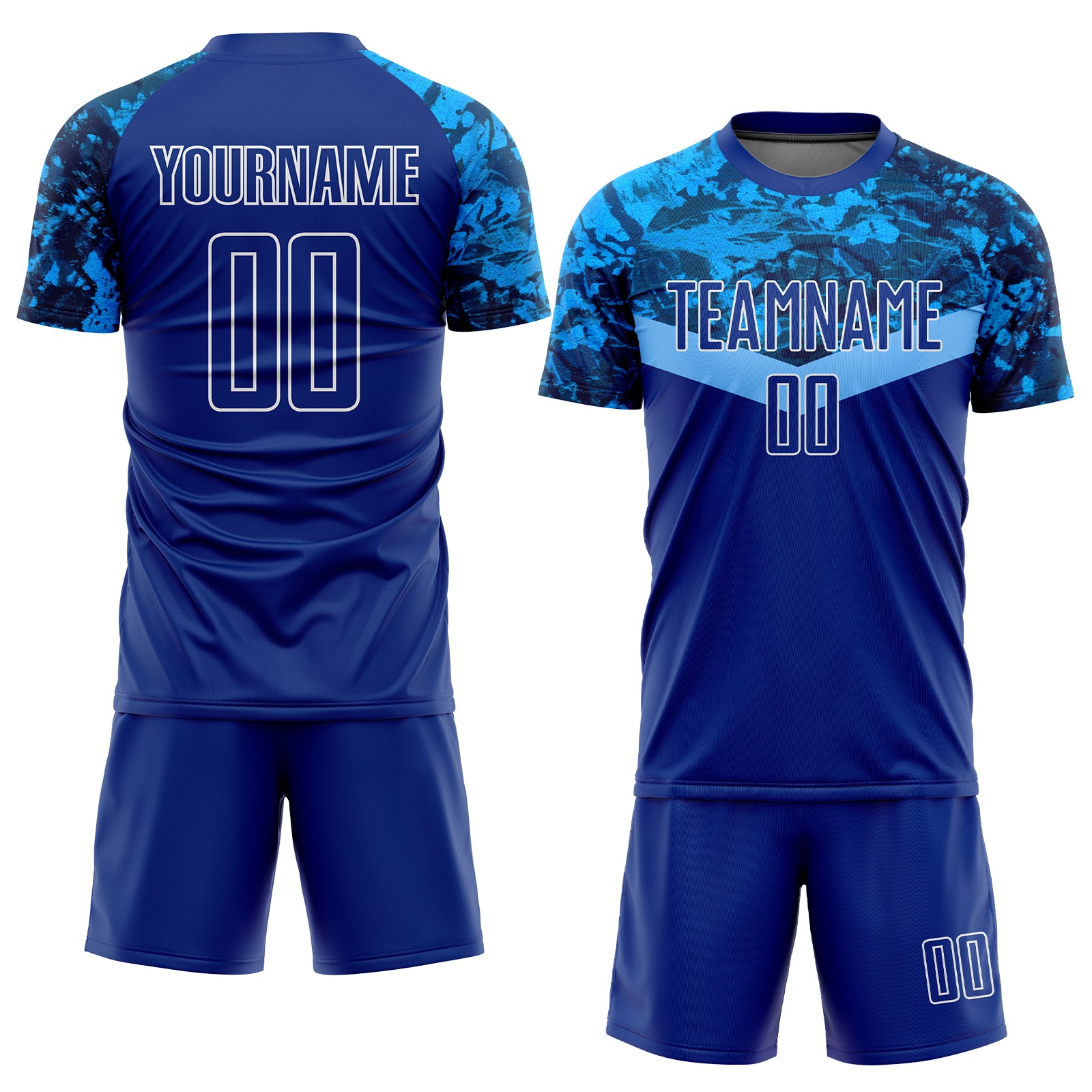 Custom Light Blue White-Old Gold Sublimation Argentinian Flag Soccer  Uniform Jersey in 2023