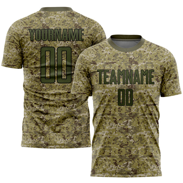 Cheap Custom Camo White-Kelly Green Sublimation Salute To Service