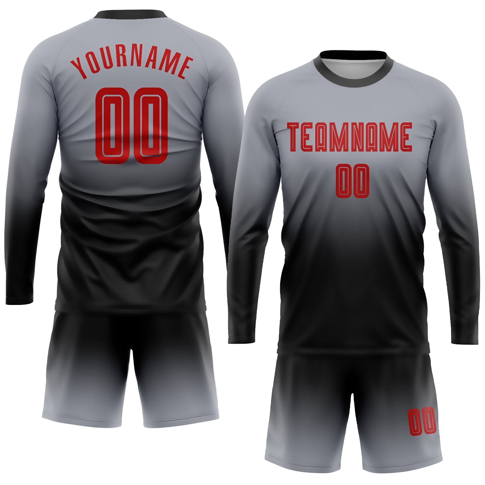 Custom Pink Soccer Uniform Jersey-Black Sublimation - FansIdea