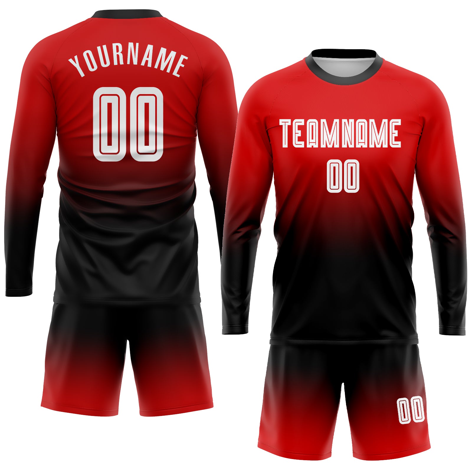 Custom Soccer Uniform Jersey Pink White-Black Sublimation Fade