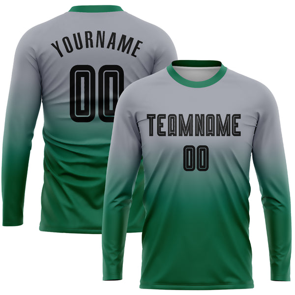 FANSIDEA Custom Soccer Jersey Uniform Grass Green Red-White Sublimation Mexico Youth Size:140