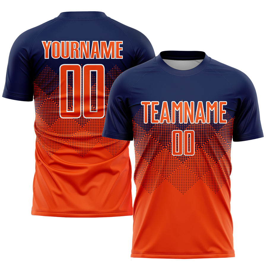 Retro Football Jersey Soccer Wear Cheap Sublimation Club Orange