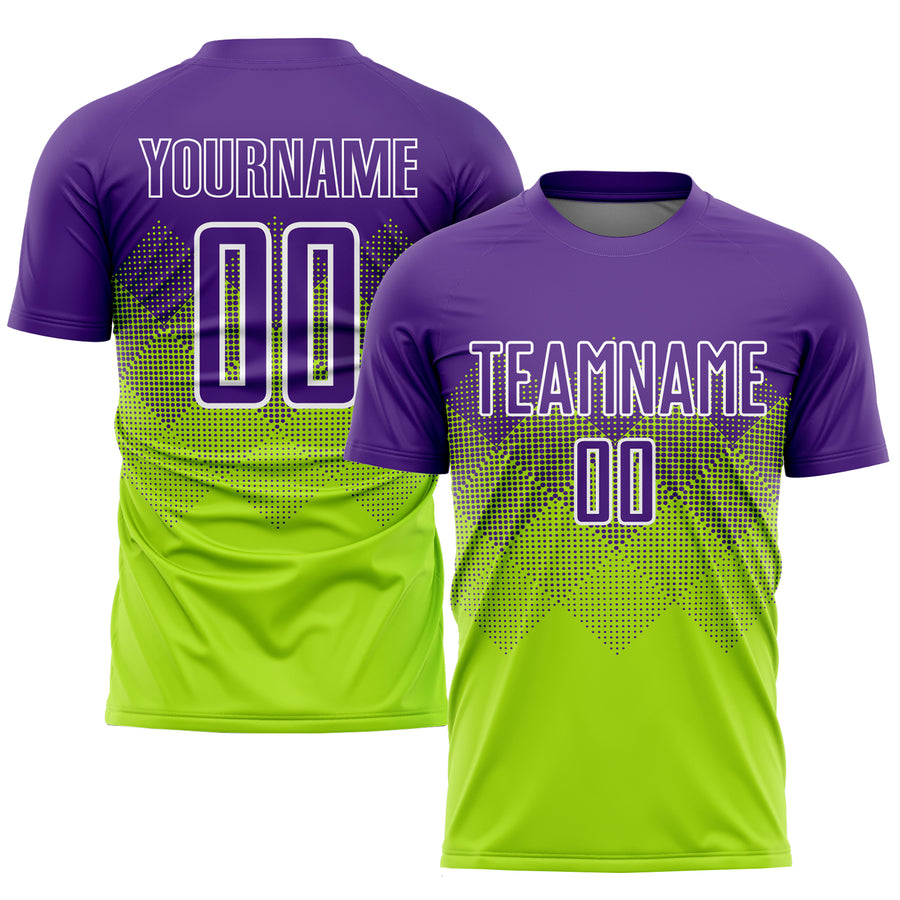 Source Sublimation Purple Football Sports Wear New Model Soccer