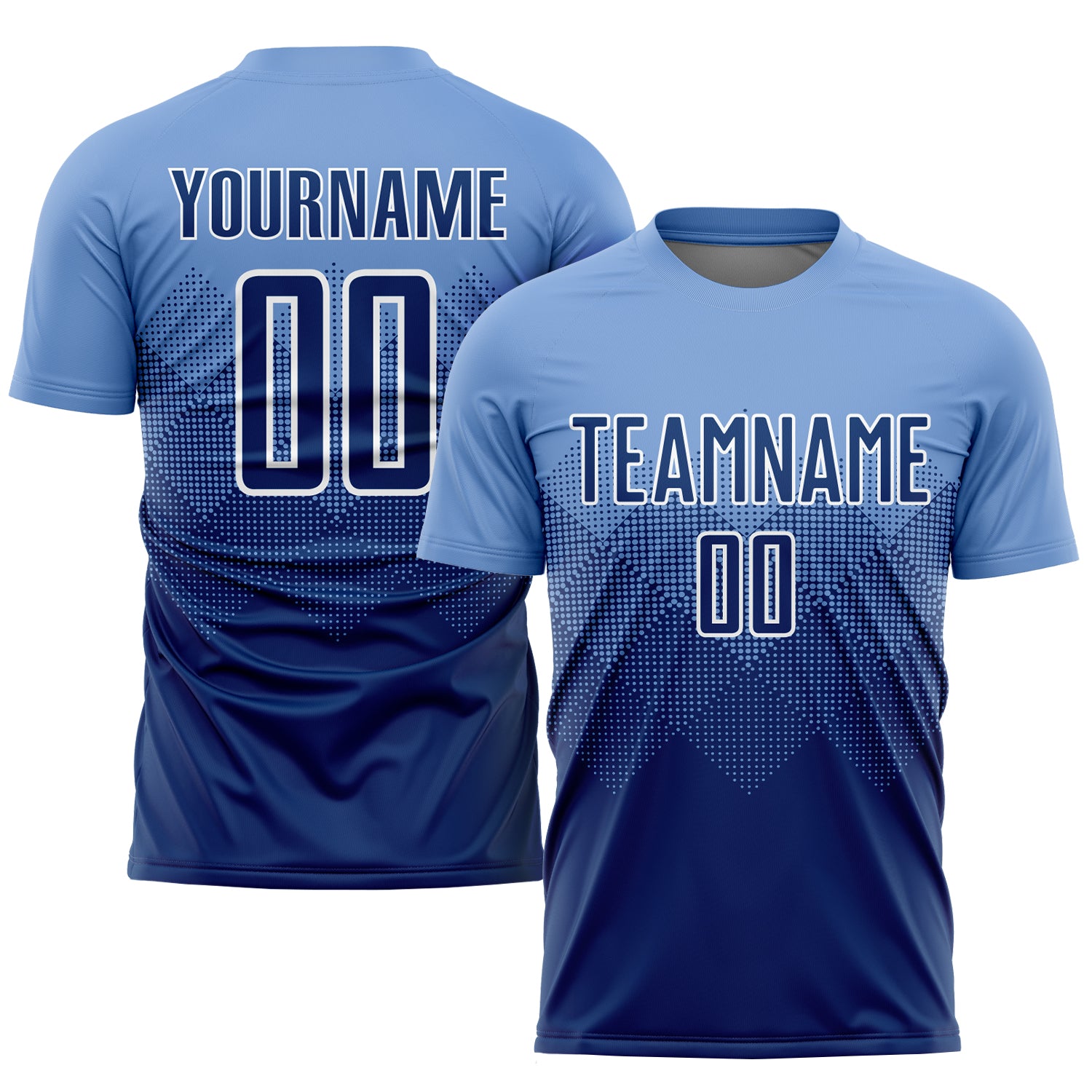 Light blue cheap soccer jersey