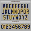 Custom Gray Navy-Gold Two-Button Unisex Softball Jersey