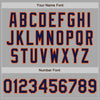 Custom Gray Navy-Orange Two-Button Unisex Softball Jersey