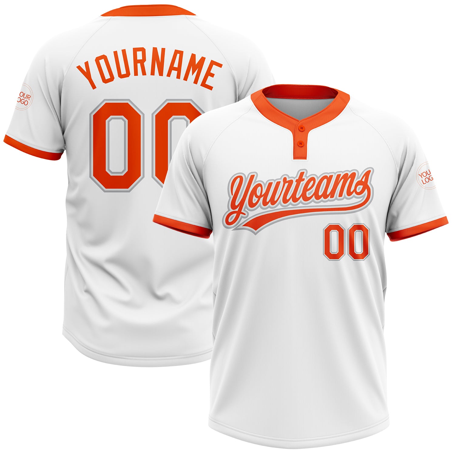 Custom Fade Fashion Baseball Jersey Black Orange 3D Baltimore City Edition  Authentic - FansIdea