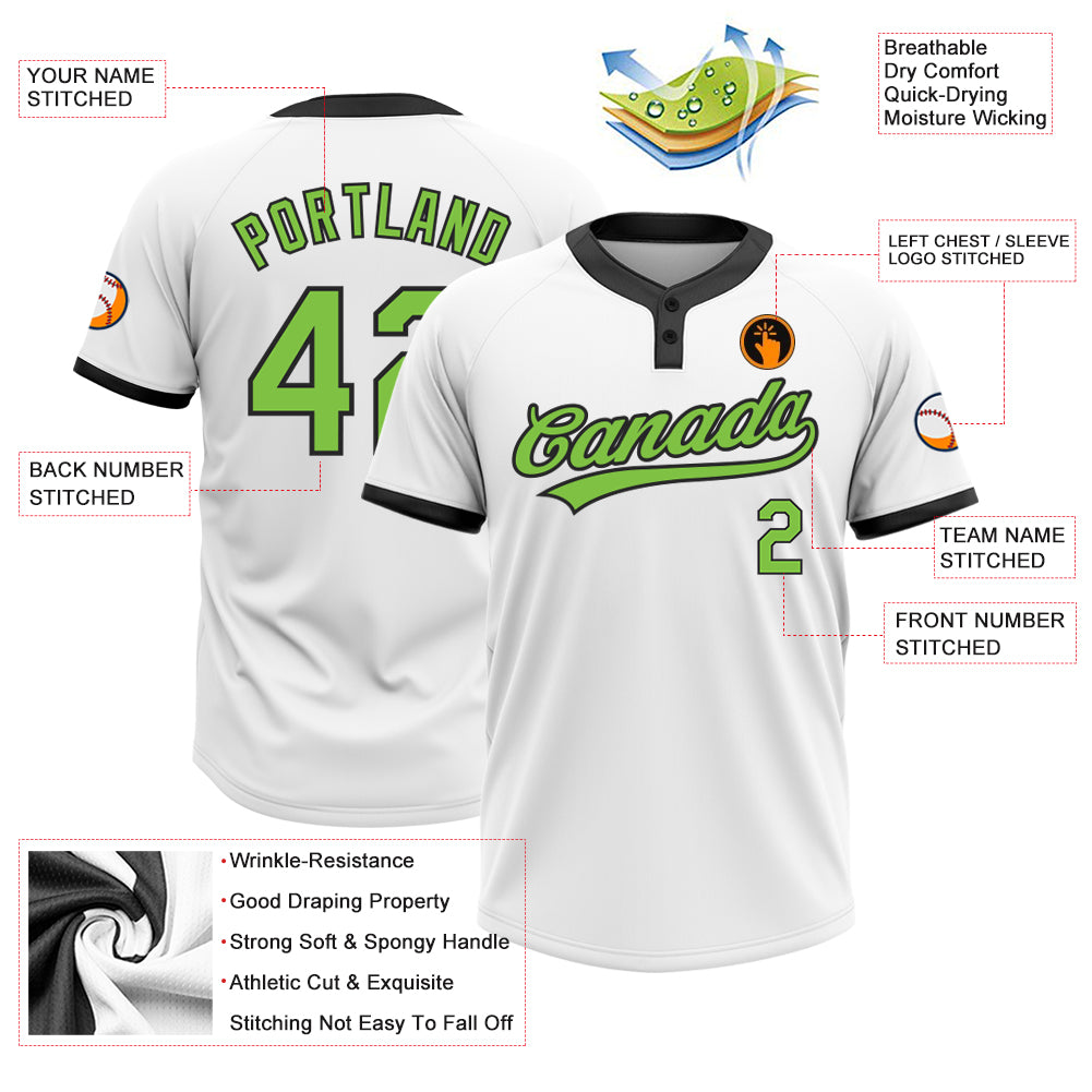 neon green with black and a white accent  Softball uniforms, Softball  outfits, Softball jerseys