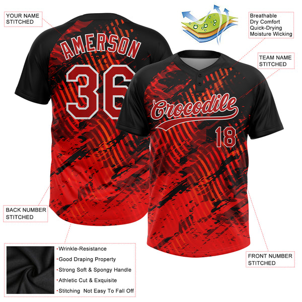 Custom Royal Red-White 3D American Flag Fashion Two-Button Unisex Softball  Jersey Sale – UKSN INC