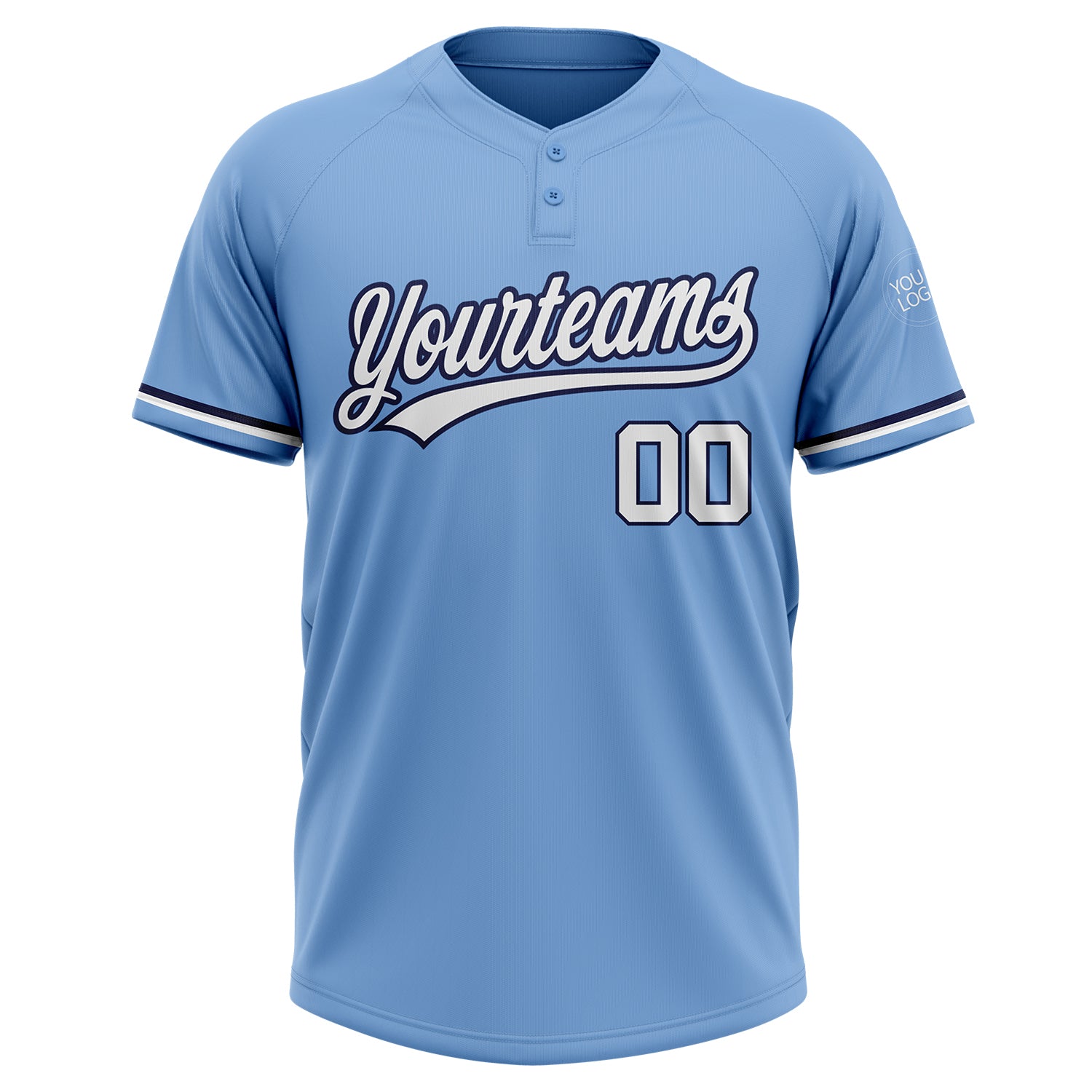 Baby blue sale and white jersey