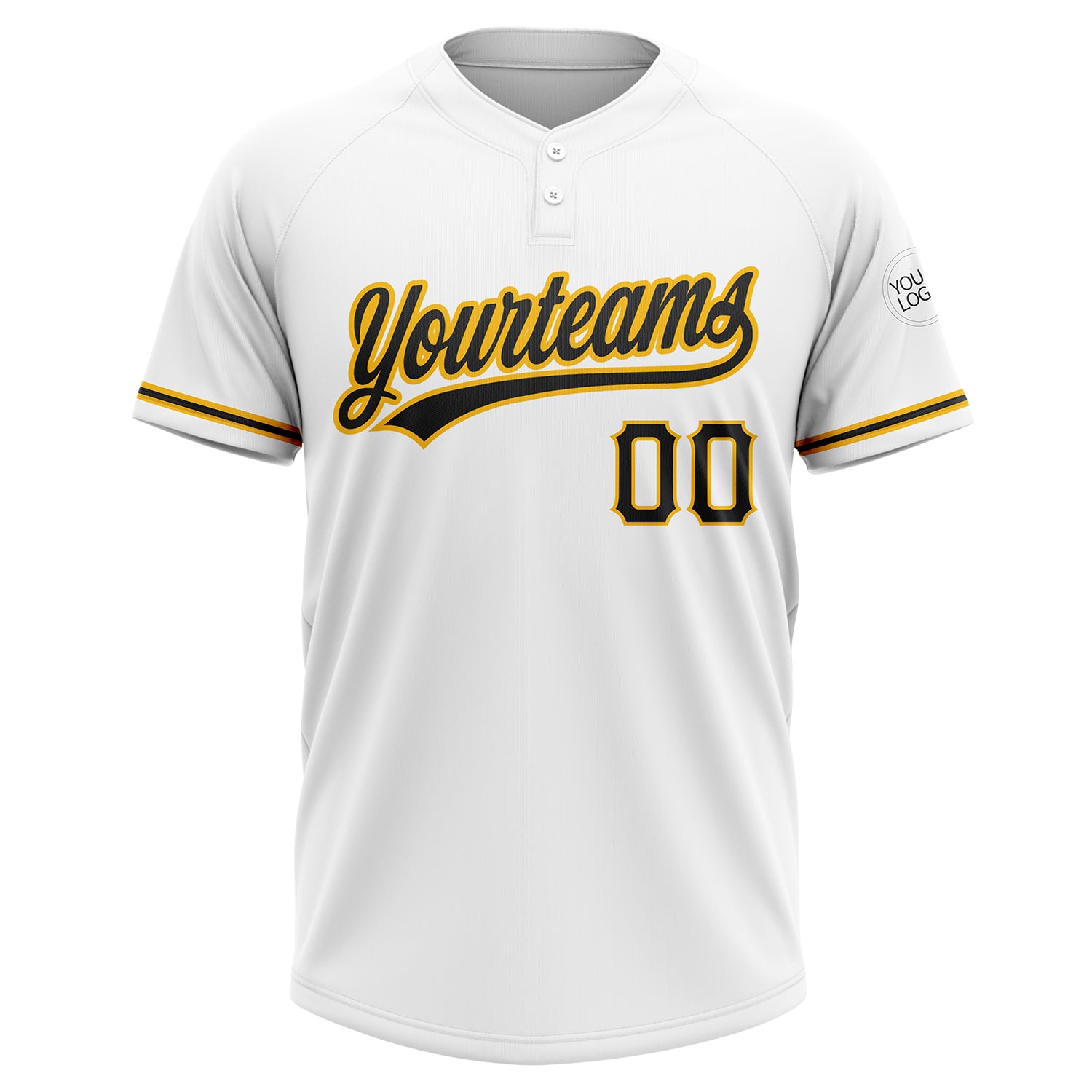  Crimson Black Gold Baseball Softball Jersey Shirt