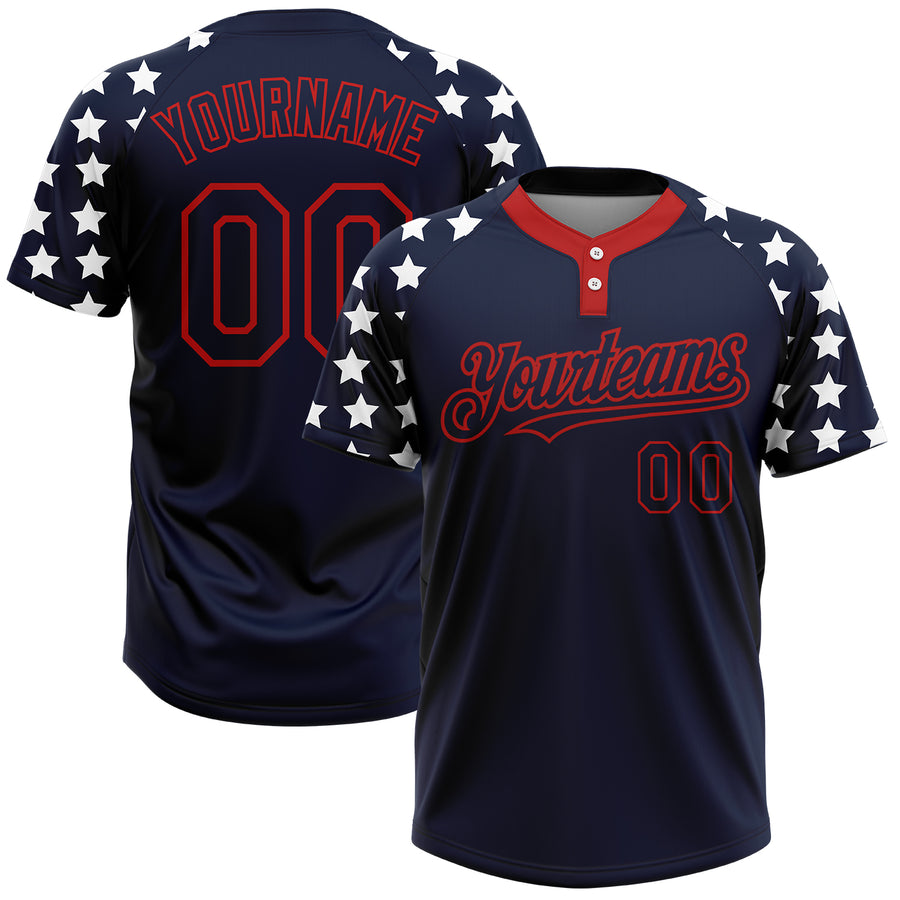 Top-selling Item] Cleveland Indians Stitches Team Color Button-Down 3D  Unisex Jersey - Navy Red 3D Unisex Jersey