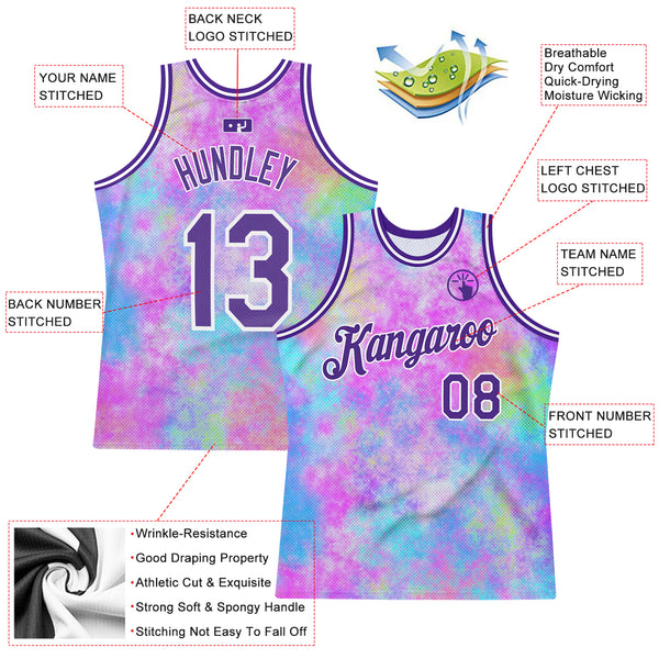 Wholesale basketball jersey color purple For Comfortable Sportswear 