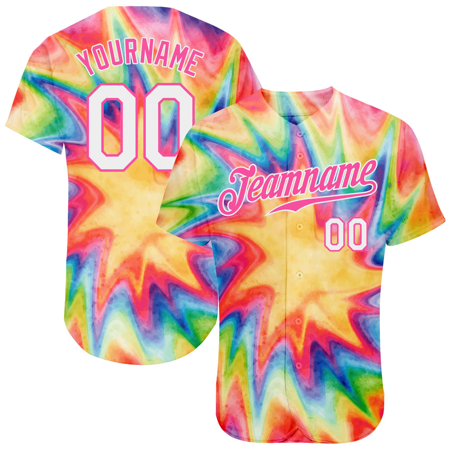 Cheap Custom Rainbow For Pride Month Love Is Love LGBT 3D Authentic  Baseball Jersey Free Shipping – CustomJerseysPro