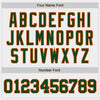 Custom White Green-Orange Authentic Baseball Jersey