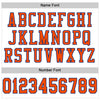 Custom White Orange-Royal Mesh Authentic Football Jersey