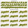 Custom White Green-Gold Authentic Baseball Jersey