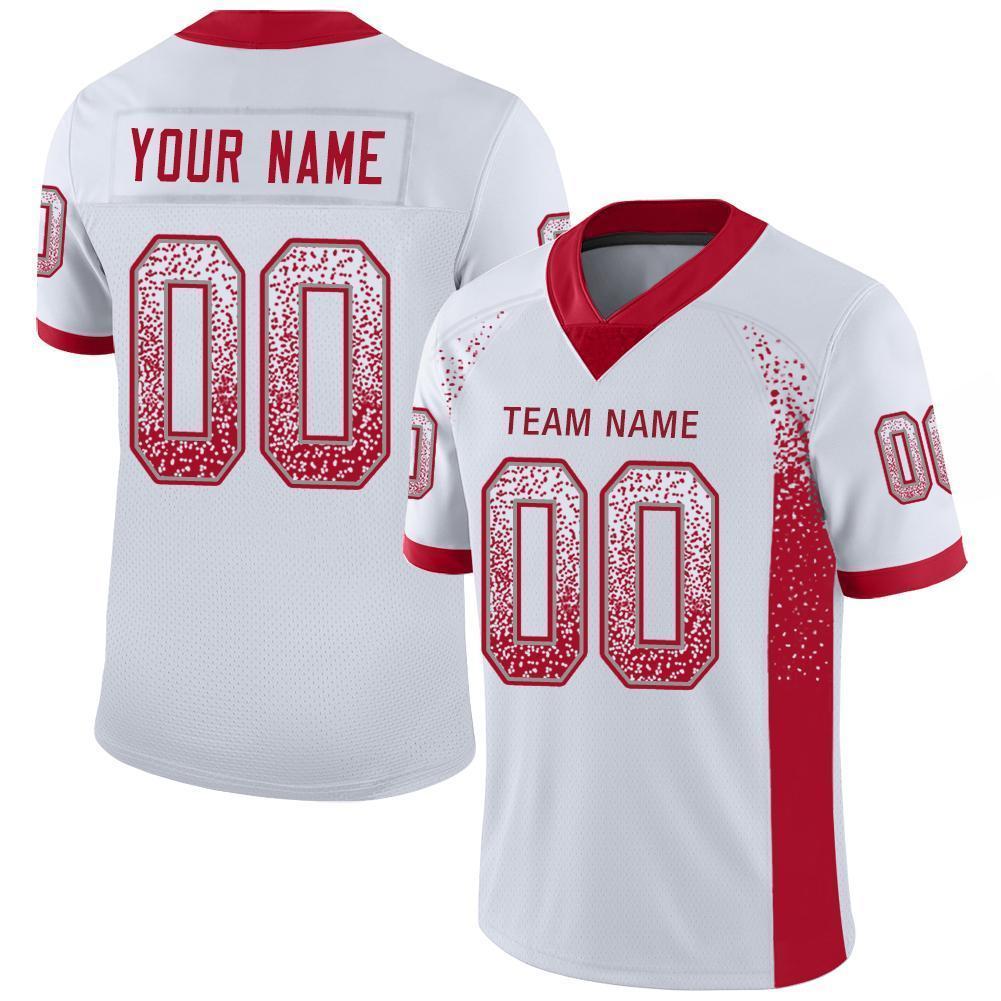 Custom Red Football Jerseys, Football Uniforms For Your Team