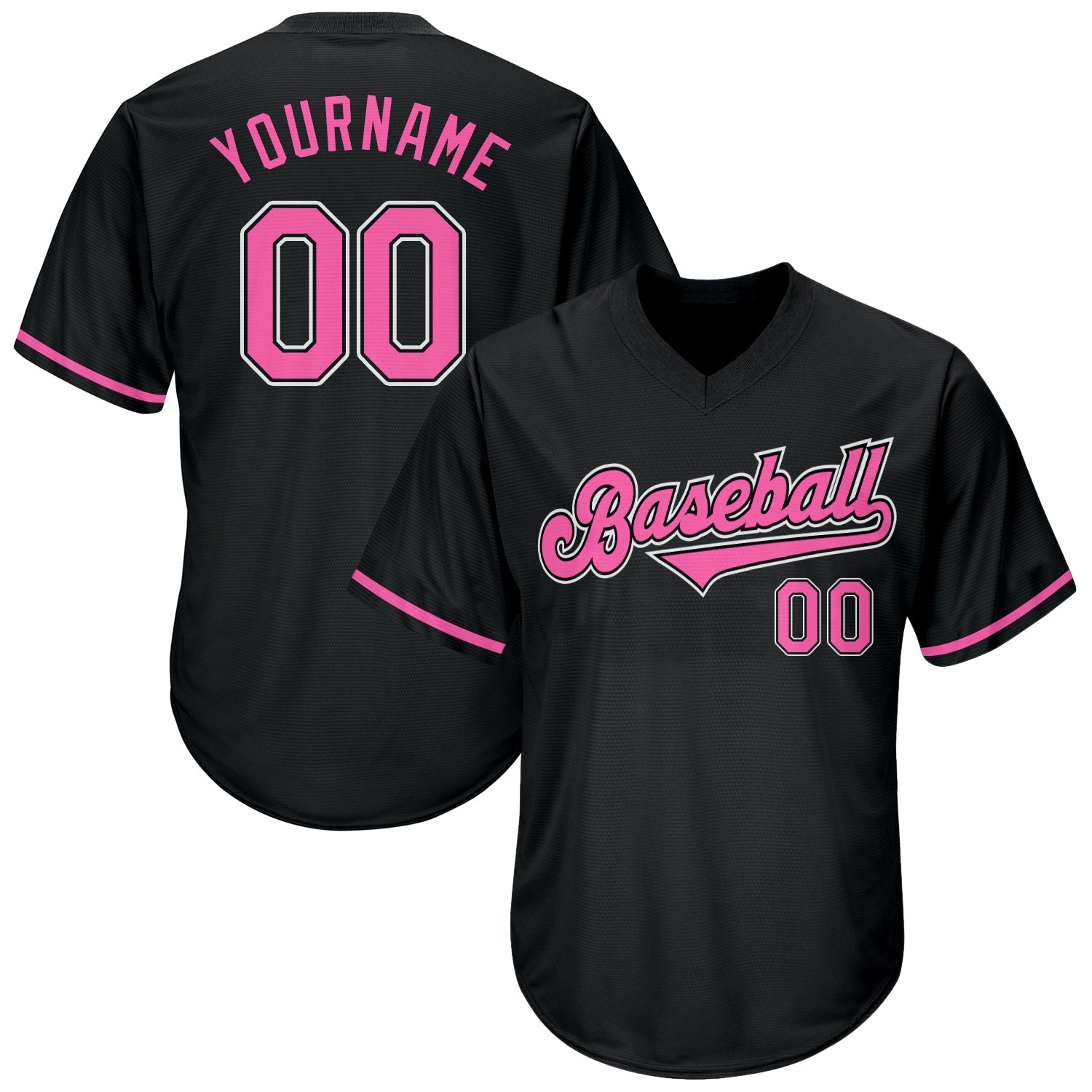 Pink baseball best sale t shirt