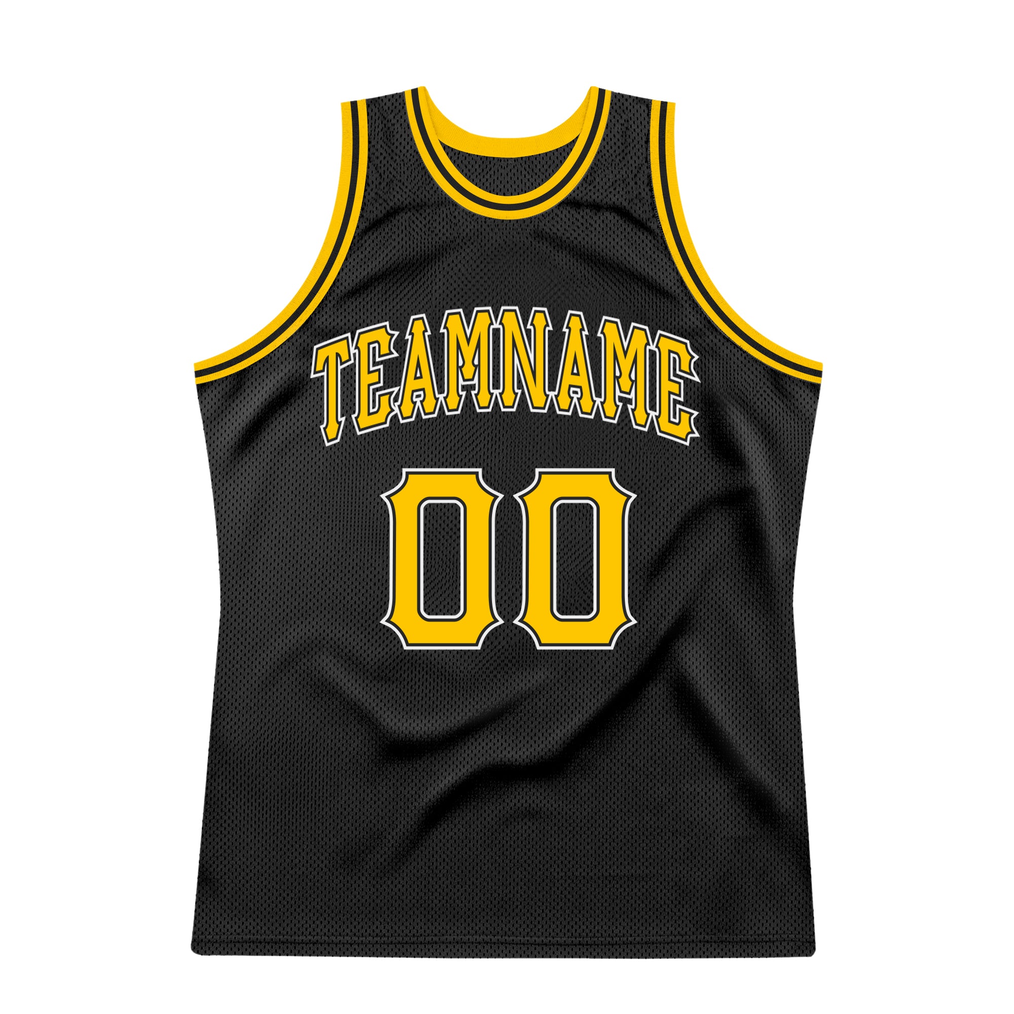 Black and gold basketball hot sale jersey