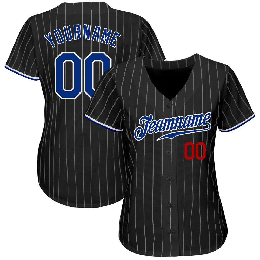 Custom Red Light Blue-White Authentic Baseball Jersey Discount