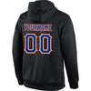 Custom Stitched Black Royal-Orange Sports Pullover Sweatshirt Hoodie