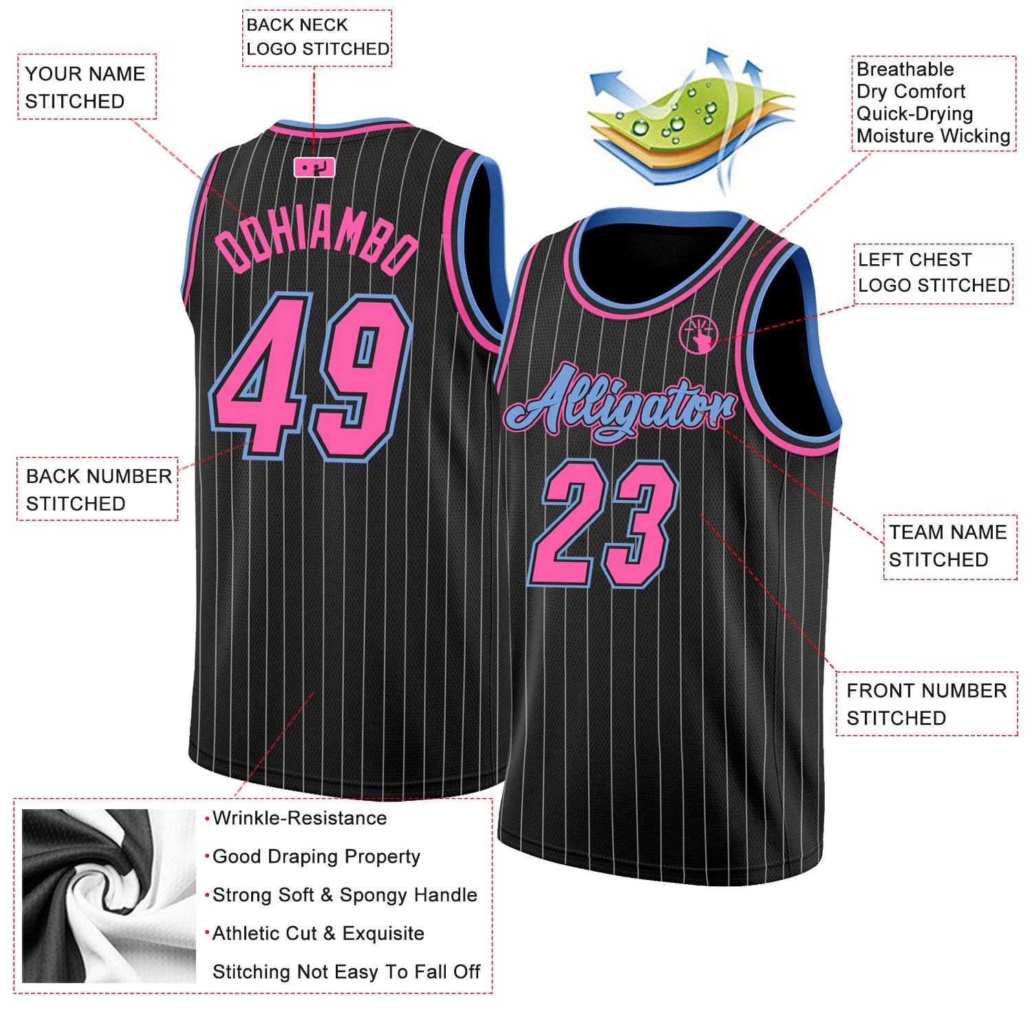 Custom Miami Heat Jerseys, Heat Custom Basketball Jerseys