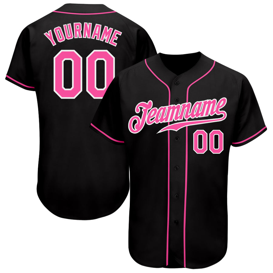 Custom Baseball Jerseys  Personalized Baseball Uniforms Design Tagged Pink  - FansIdea