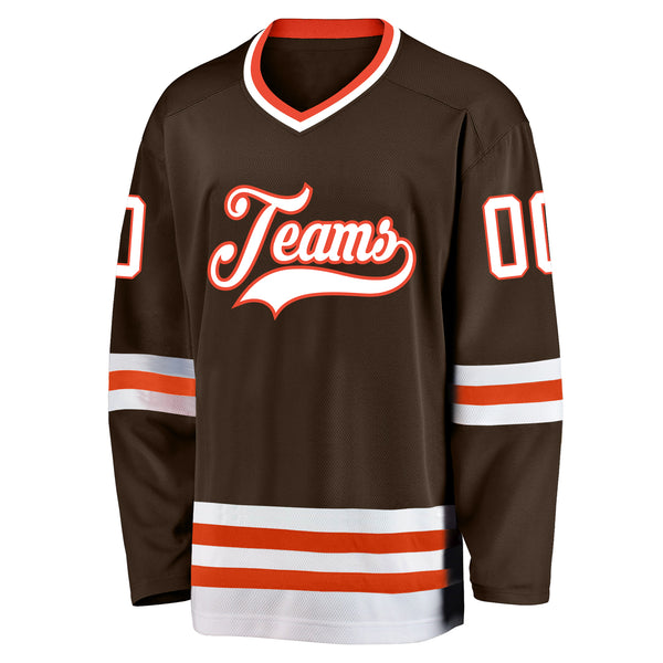 HOCKEY JERSEY BROWN/ORANGE – Flood Sport