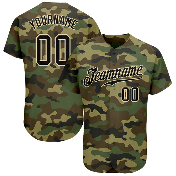 Sale Build Black Baseball Authentic White Jersey Camo