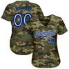 Custom Camo Royal-White Authentic Salute To Service Baseball Jersey