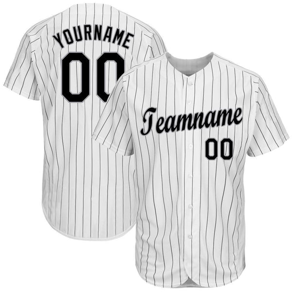 Custom Baseball Jersey Black Pinstripe Hip Hop Shirts Personalized Stitched  Name Number for Men Women Youth