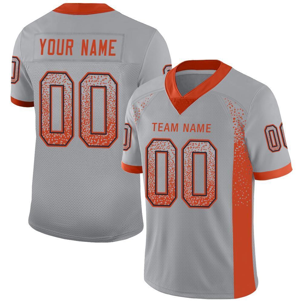 Custom Orange Football Jerseys, Football Uniforms For Your Team