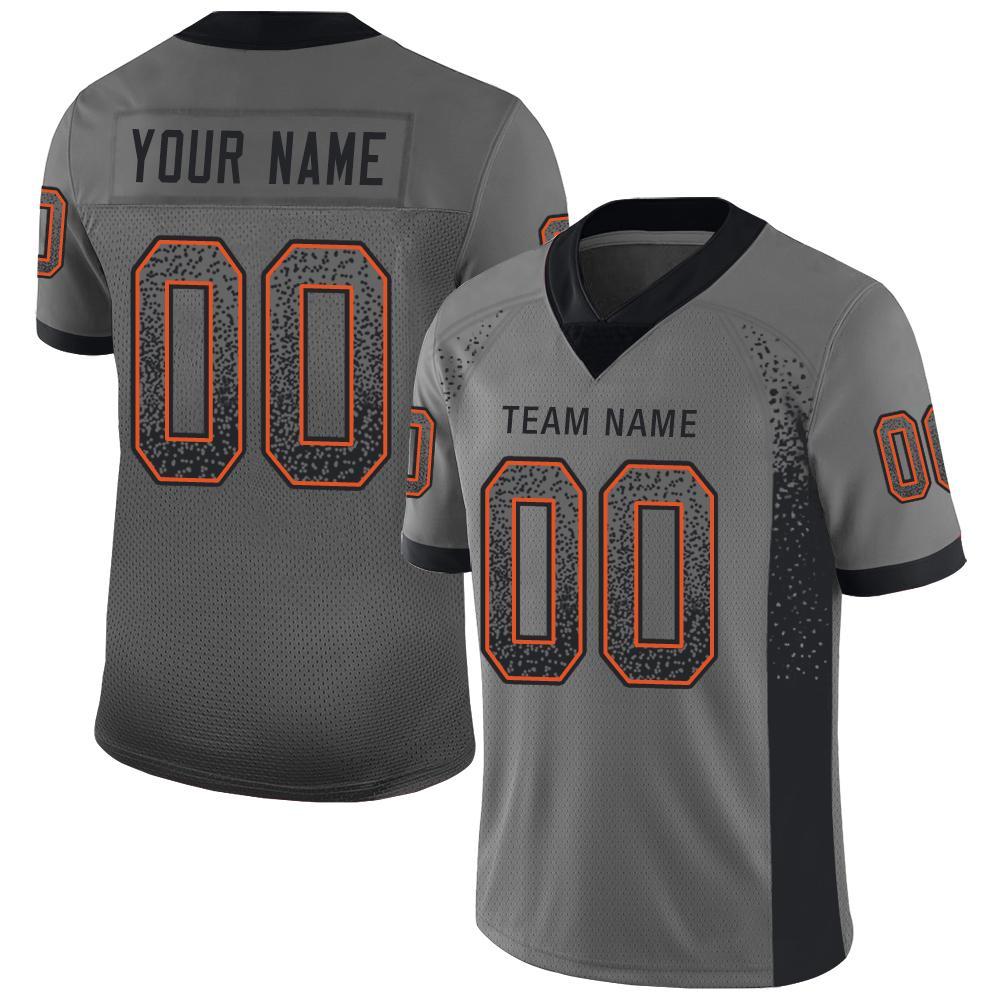 Custom Orange Football Jerseys, Football Uniforms For Your Team