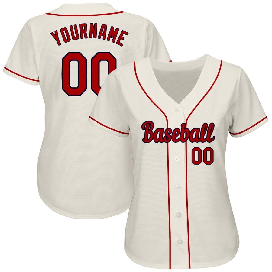 Custom Cream Baseball Jerseys Women's Men's Youth – Tagged Boston