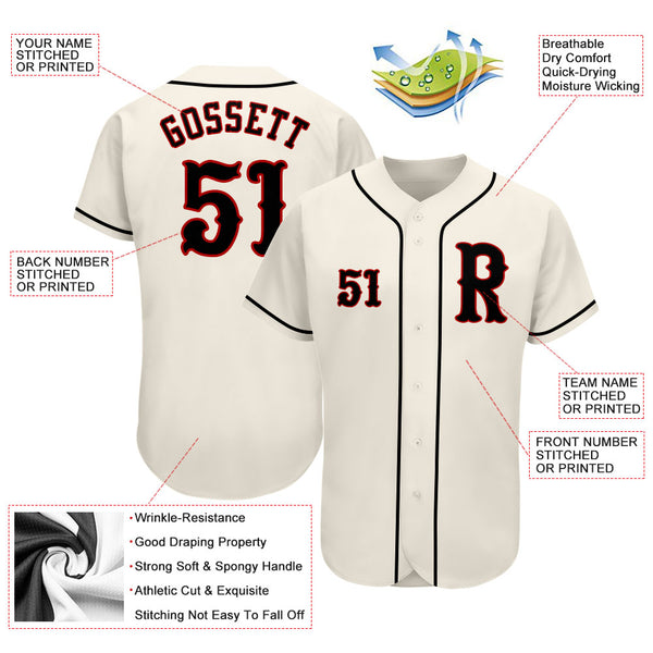 custom Personalized Atlanta Braves Stitch Baseball Jersey