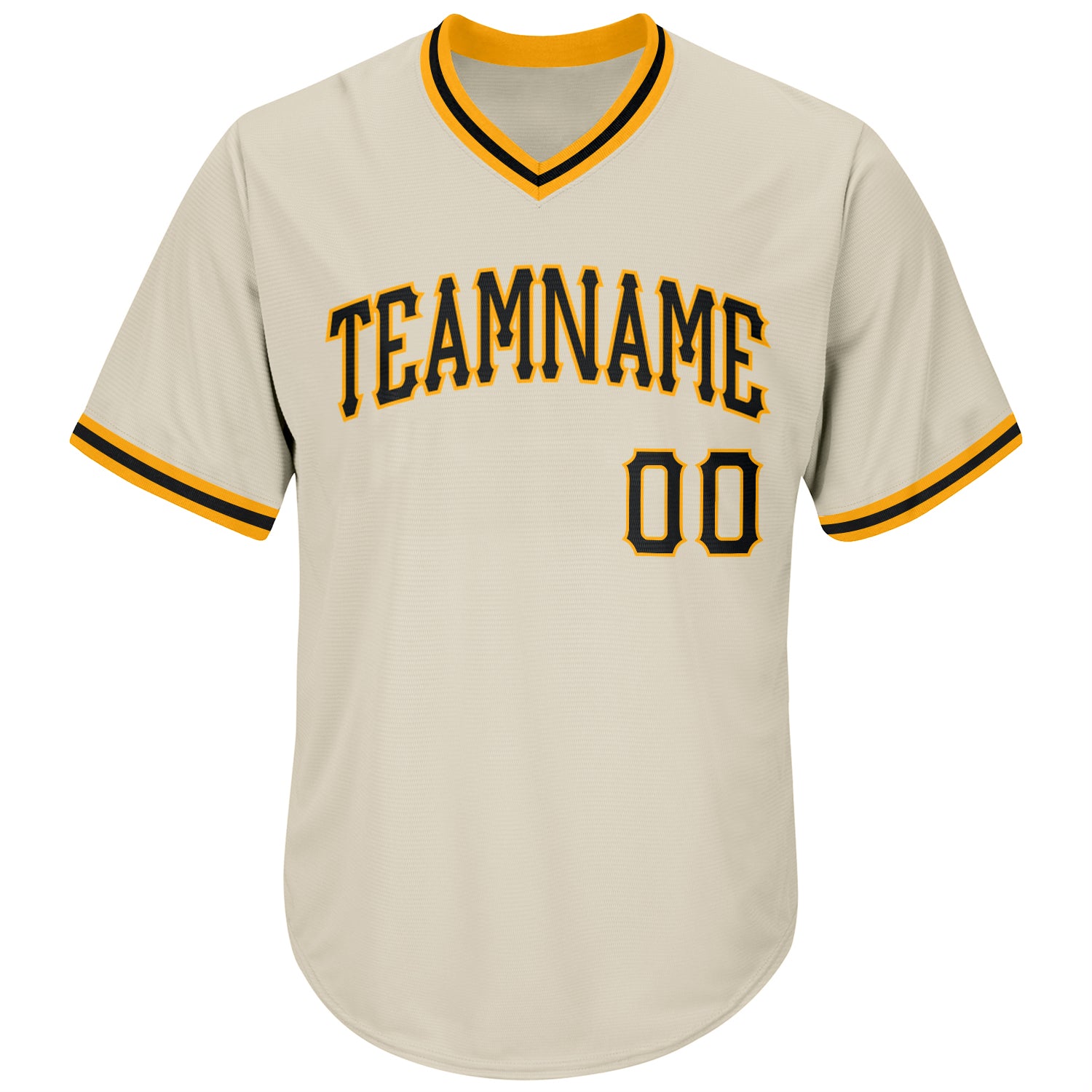 Blank Gold Baseball Jersey  Baseball jerseys, Custom baseball