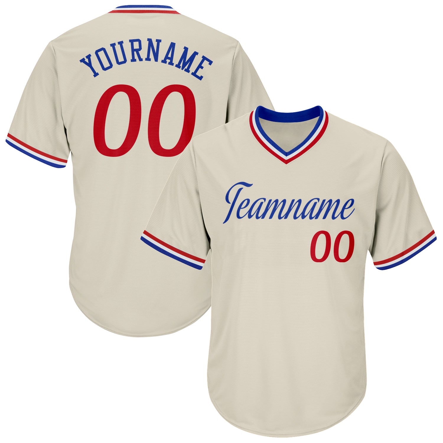 Custom Throwback Baseball JerseysVintage Clothing V Neck Retro Shirts -  FansIdea