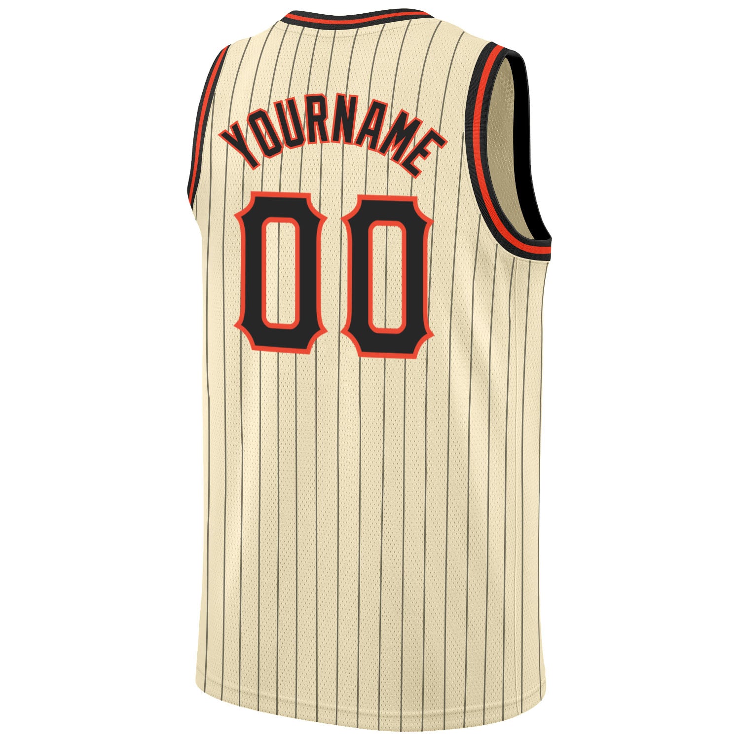 FANSIDEA Custom Gold Black Pinstripe Green-Cream Authentic Basketball Jersey Men's Size:2XL