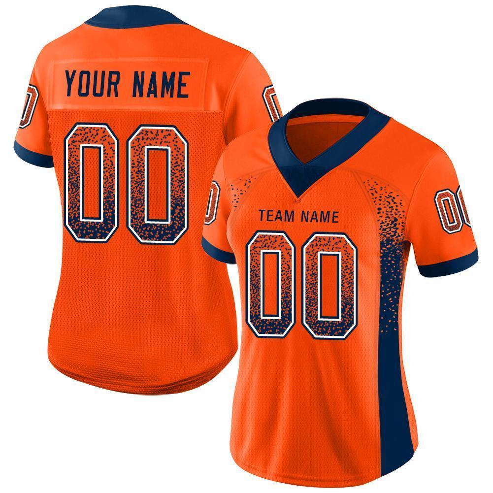 Custom White Neon Green-Navy Mesh Drift Fashion Football Jersey